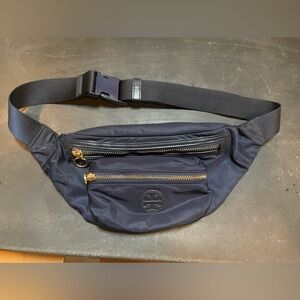 Tory Butch Navy Nylon Belt Bag Fanny pack